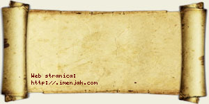 Jovana Ajdačić vizit kartica